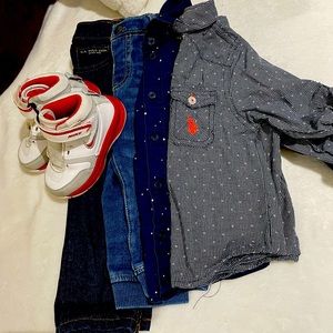 Bundle Baby Clothes and Nike shoes